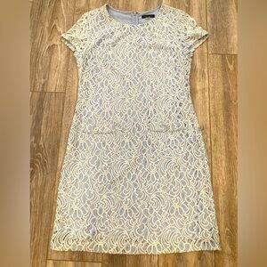 Tommy Hilfiger Elegant Lace Overlay Dress